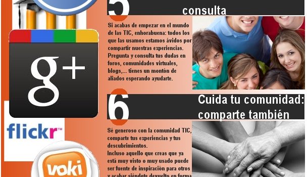 10 consejos para el uso de las TIC en clase #infografia #education