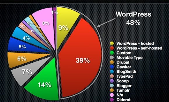 Los CMS más utilizados #infografia #infographic #socialmedia #web #internet