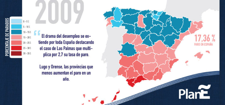 La marea del paro durante la crisis #infografia #infographic #economia #paro #crisis