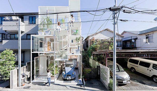 Transparent House in Japan #design #arquitectura #architecture #fotografia