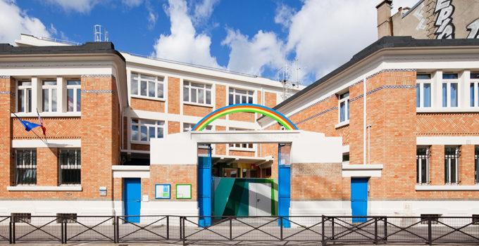 Ecole Maternelle Pajol in Paris #design #arquitectura #fotografia