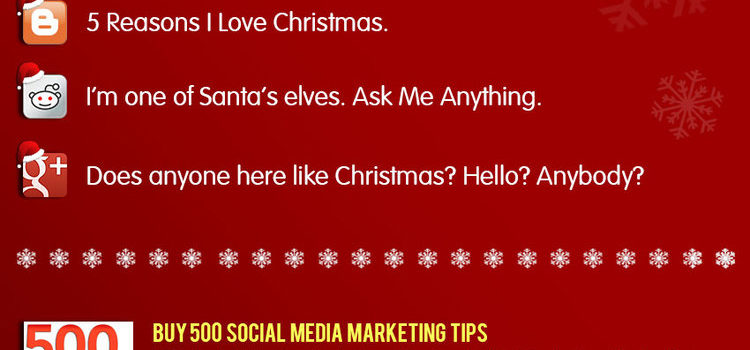 Las Navidades explicadas con Social Media #infografia #infographic #socialmedia