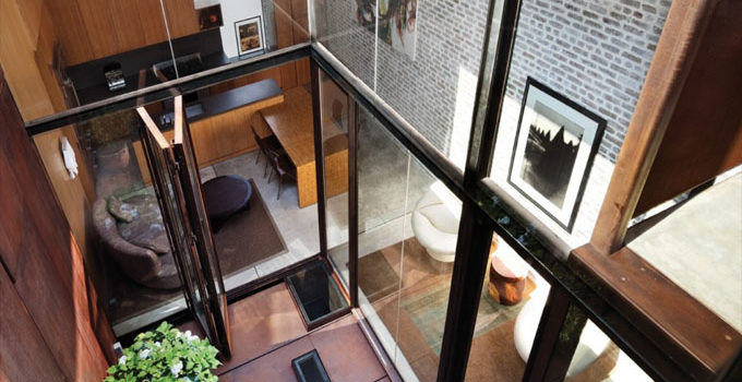 Inverted Warehouse Townhouse en New York #design #arquitectura