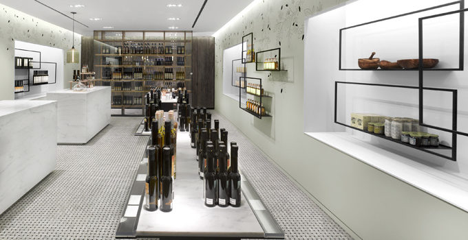 TA-ZE Premium Olive Oil Store in Toronto #design #arquitectura